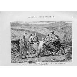    Queen S Lunch Cairn Lochan 1861 Highlands Scotland