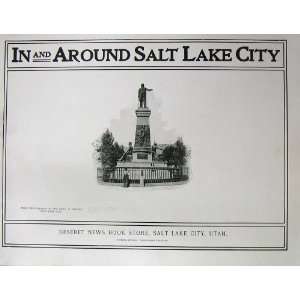 Salt Lake City America 1902 Great Mormon Temple Statue 