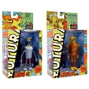   of Both Action Figures (Super King Bender and Calculon) Toys & Games