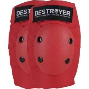  Destroyer Pro Red Large Elbow Skateboard Pads Sports 