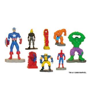 Marvel Super Heroes Buildable mini figurines  