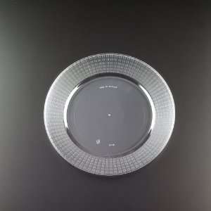  ELEGANT CLEAR MAJESTIC 9 DISPOSABLE DINNER PLATES 10/12 