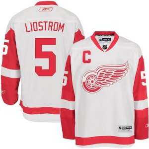  NHL Mens Detroit Red Wings #5 Nicklas Lidstrom Reebok 