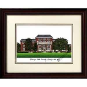  Mississippi State Bulldogs Framed Lithograph Print 
