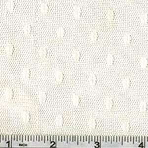  54 Wide Novelty Lace Mesh Dots Ivory Fabric By The Yard 