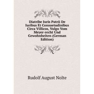   (German Edition) (9785874182243) Rudolf August Nolte Books