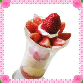 Sweet Dessert Charm DIY Pendant Strawberry Parfet  