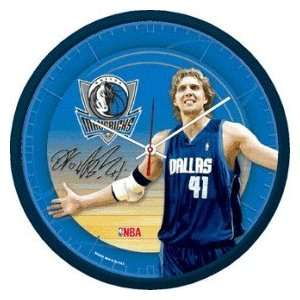    Dallas Mavericks Dirk Nowitzki Wall Clock