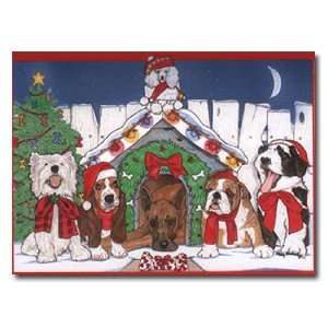  Canine Holiday Gift Enclosure Cards   Set of 5 Everything 