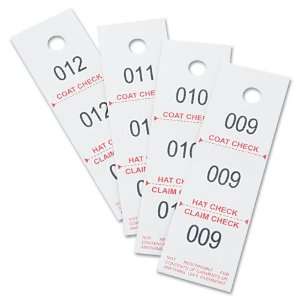   Pack   Consecutively numbered tags.   Professional tear off stubs