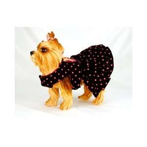  Sassy Black Can Can Dress with Harness Ring (Large) Pet 