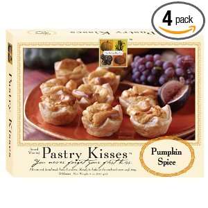   Pastry Kisses  Pumpkin Spice, 12 Count Tray, 8 Ounce Box (Pack of 4