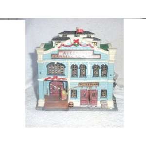  Atlantic Canning Company Lighted Porcelain Village House 