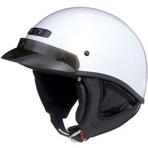 GMAX GM35 Fully Dressed Adult Harley Motorcycle Helmet   Pearl White 