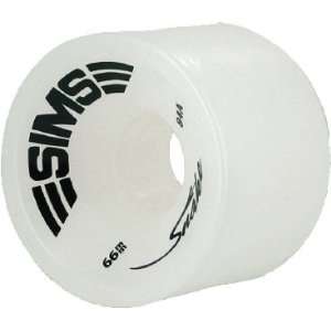  SIMS Street Snake White Skate Wheels 66mm Sports 