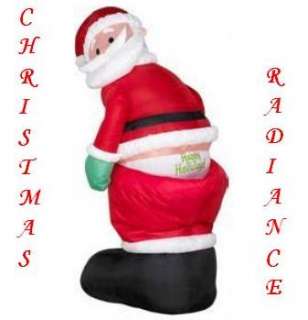 NEW Gemmy 6 Animated Airblown Inflatable Mooning Santa  