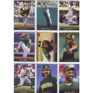 1995 Upper Deck Baseball Oakland Athletics Team Set  
