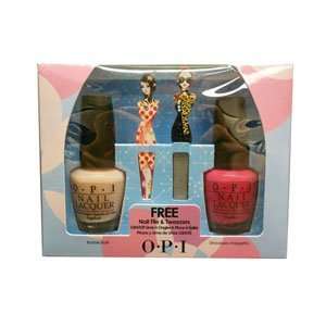   Shapely Shapers OPI Nail Lacquer in Bubble Bath & Strawberry Margarita