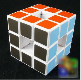 LanLan Speed Void Hollow Rubiks Cube Twist Puzzle White  