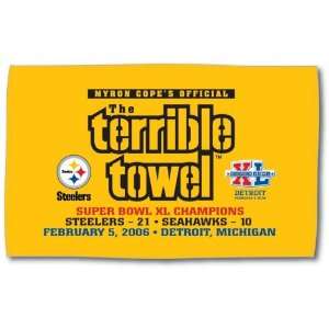  Pittsburgh Steelers Myron Cope Terrible Towel   Official 