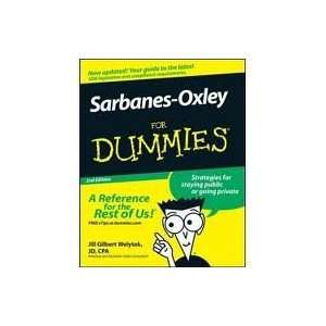  Sarbanes Oxley For Dummies 2nd (second) edition 