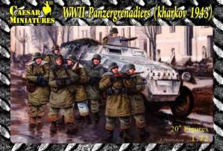 Caesar Miniatures HB1 Panzergrenadiers Kharkov 1/72 6945915302013 