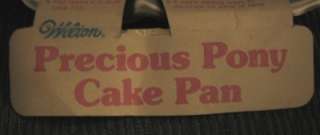 Wilton Precious Little Pony Retired Cake Pan with Insert 1986 2105 