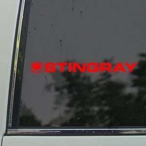  StingRay Red Decal StingRay Boat Truck Window Red Sticker 