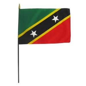  St. Chris Nevis 8 x 12 Stick Flag Patio, Lawn & Garden