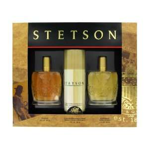STETSON by Coty   Gift Set    2 oz Cologne + 2 oz After Shave + 6 oz 
