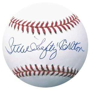 Steve Carlton Signed MLB Baseball Lefty 