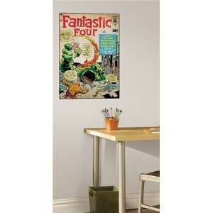  Fantastic Four Issue #1 Comic Cover Giant Wall Decal in 