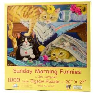  Early Morning Funnies Cat Puzzle Toys & Games