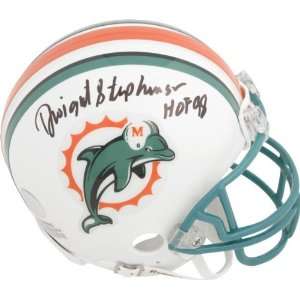  Dwight Stephenson Miami Dolphins Autographed Mini Helmet 