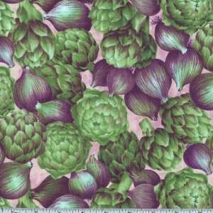 45 Wide Eat Your Veggies Artichokes And Onions Fabric By 