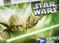 Yoda Force Star Wars USPS Express Mail Prepaid Envelope  