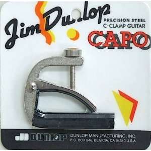  Dunlop C Clamp Steel String Capo 80SD Musical Instruments