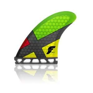  Future Fins   WCT Rasta Hex Core Honeycomb Surfboard Fins 