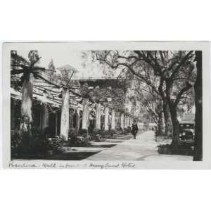   Pasadena   walk in front of Maryland Hotel. 1921
