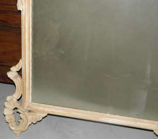 Vintage Cannell & Chaffin Italian Carved Wood Mirror NR  