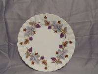 Royal Albert Bone China England Lorraine Bread and Butter Plate Grapes 
