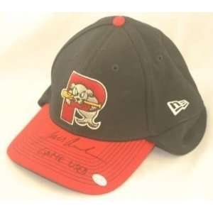 Lars Anderson Portland Sea Dogs Red Sox Game Worn Hat 