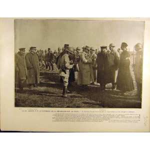  1915 King George Poincare Champagne Troops Ww1 War