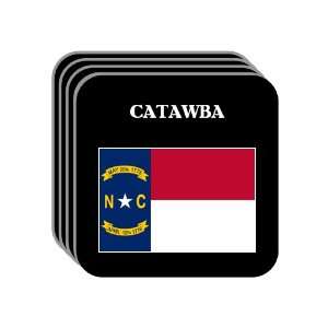  US State Flag   CATAWBA, North Carolina (NC) Set of 4 Mini 