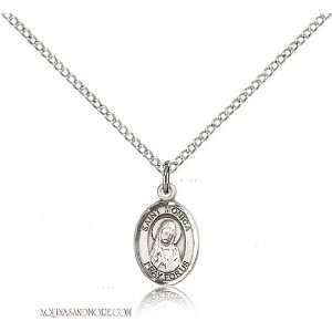 St. Monica Small Sterling Silver Medal