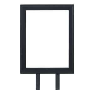   Sign Frame with Square Corners for Belt Stanchion