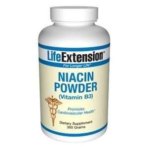  Life Extension Niacin (B3) Powder 300 Grams Health 