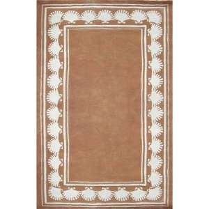  American Home Rug Co. AT038PH Beach Rug Peach Shell Border 