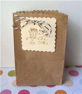 25 Tiny Kraft Paper Bags {Treat, Favor, Gift, Party}  