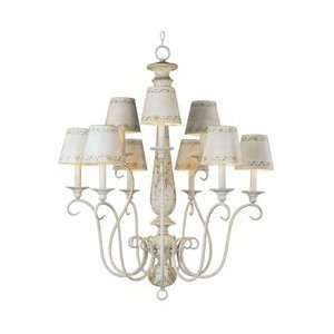  Maxim 21436CCFF French Country 9 Light Chandelier French 